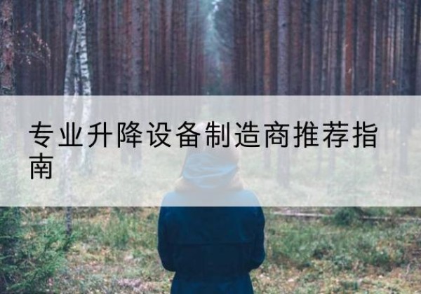 宝兴电动剪叉升降平台厂家-专业升降设备制造商推荐指南